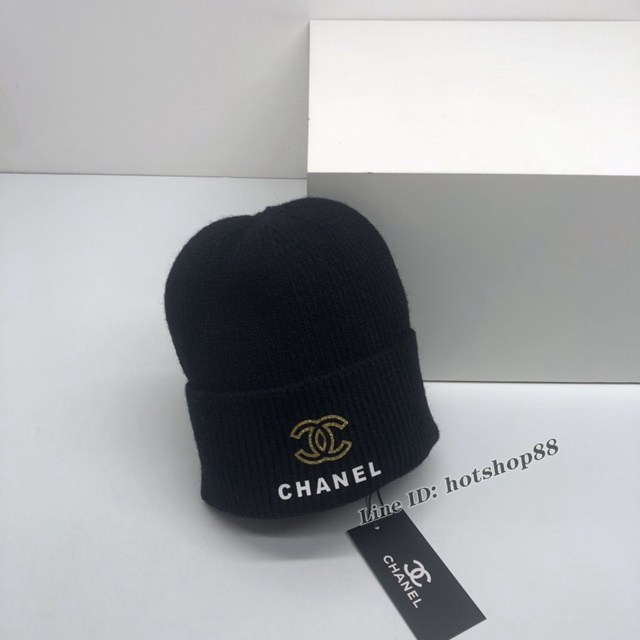 CHANEL專門店新款香奈兒秋冬精品時尚百搭女士毛線帽 mmyj3453